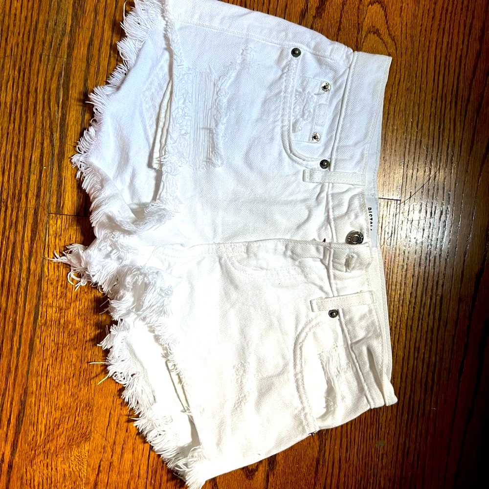 White Pistola Jean Shorts 24